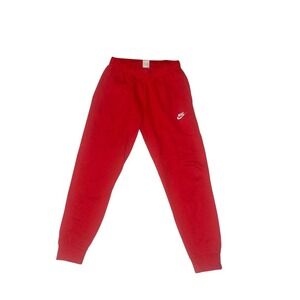 Nice women Nike Red Sportswear Club Fleece Jogger Sweatpants Women's Size SP